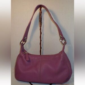 The SAK Purple Genuine Leather
Small Hobo Shoulder Bag Purse Handbag Pocketbook